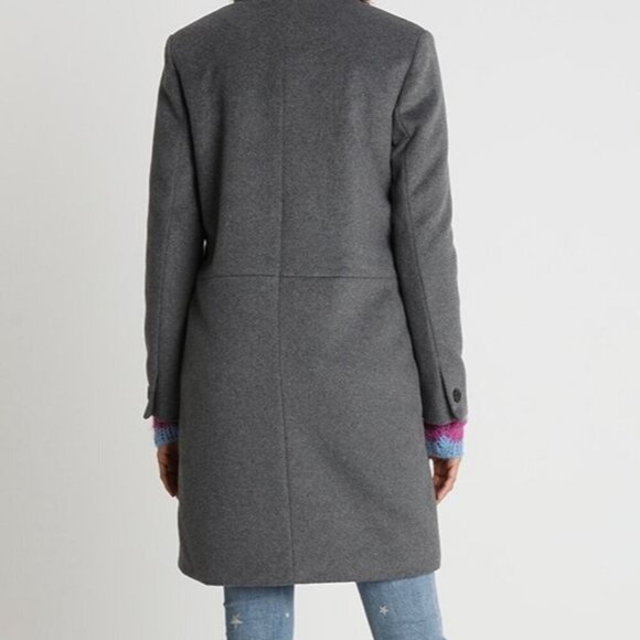 Selected Femme Wool Blend Coat Grey –XS - Picture 5 of 16